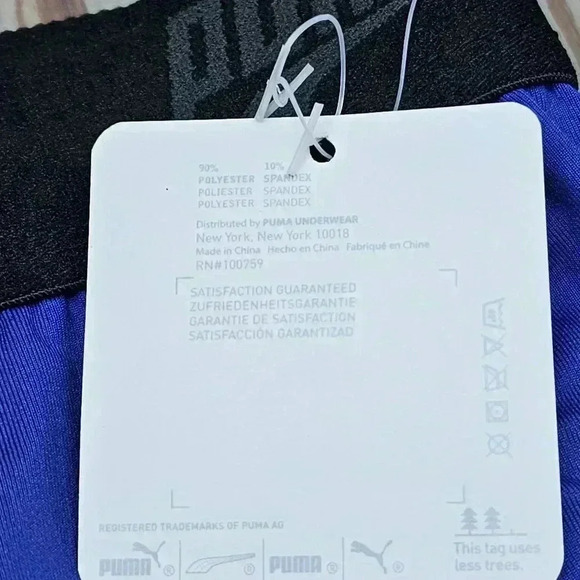 Puma Sport Lifestyle 6 in inseam boxer brief Royal Blue Large - Picture 5 of 7